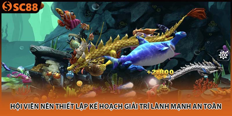 Hội viên nên thiết lập kế hoạch giải trí lành mạnh an toàn 
